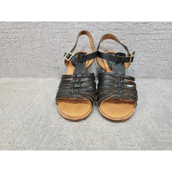 Kork Ease The Original Pepper Women's Size 10 Black Block Heel Strappy Sandals - Picture 8 of 11